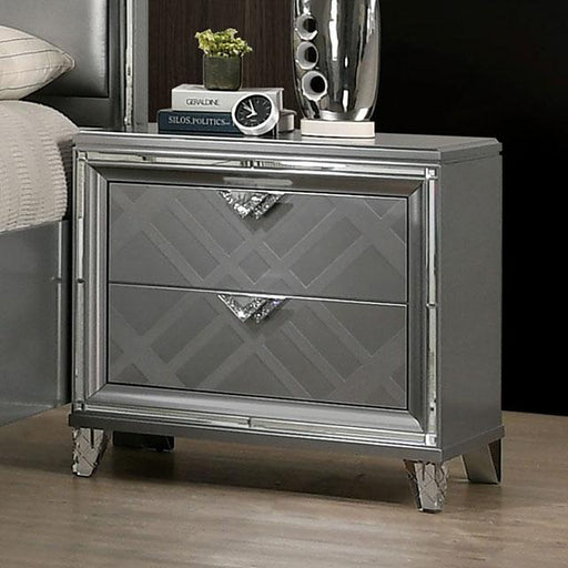 EMMELINE Night Stand w/ USB Outlet - Visions in Furniture (La Mirada, CA)