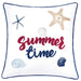 Emmie White 20" X 20" Pillow, Summer Time - Visions in Furniture (La Mirada, CA)