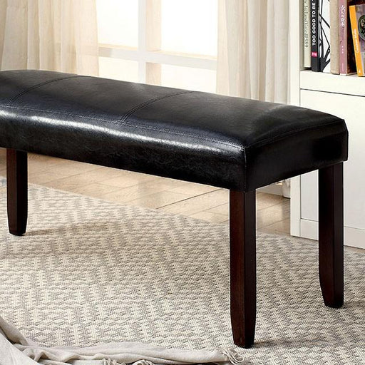 EMMONS I Dark Cherry/Espresso Bench - Visions in Furniture (La Mirada, CA)