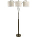 Fanny Brown 80"H Brown Arch Lamp - Visions in Furniture (La Mirada, CA)