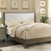 Enrico Bed Brown, Grey, & Black - Visions in Furniture (La Mirada, CA)