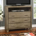 ENRICO I Gray Media Chest - Visions in Furniture (La Mirada, CA)