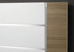 ERLANGEN Cal.King & E.King Bed, White/Natural - Visions in Furniture (La Mirada, CA)