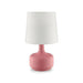 Farah Pink 17"H Matte Pink Table Lamp - Visions in Furniture (La Mirada, CA)
