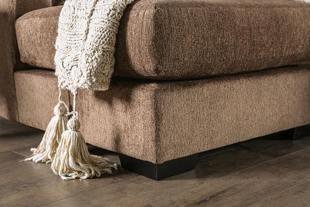 FARRINGDON Sectional, Brown - Visions in Furniture (La Mirada, CA)