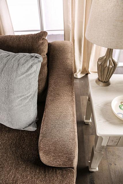 FARRINGDON Sectional, Brown - Visions in Furniture (La Mirada, CA)