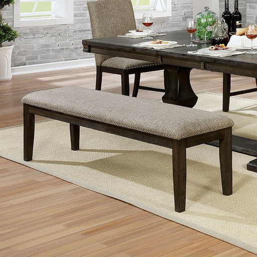 Faulk Espresso Bench - Visions in Furniture (La Mirada, CA)
