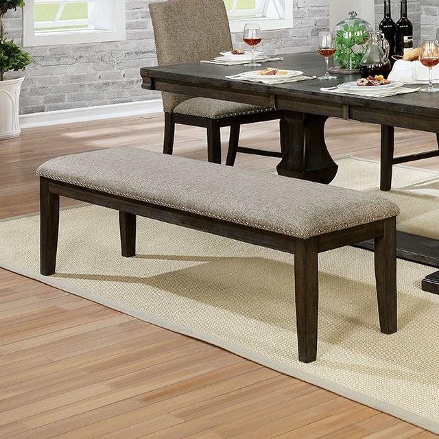 Faulk Espresso Bench - Visions in Furniture (La Mirada, CA)