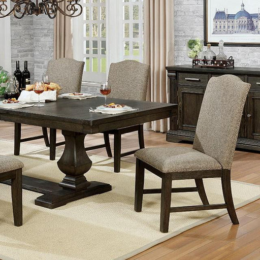Faulk Dining Table Set with Bench - Visions in Furniture (La Mirada, CA)