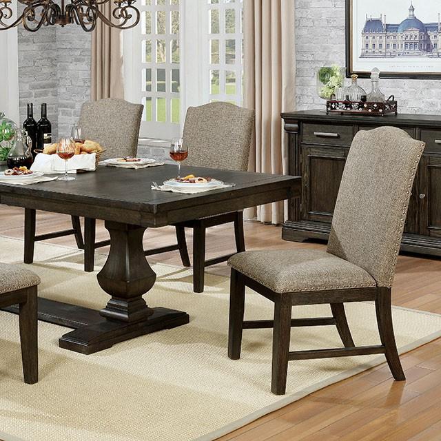 Faulk Dining Table Set with Bench - Visions in Furniture (La Mirada, CA)