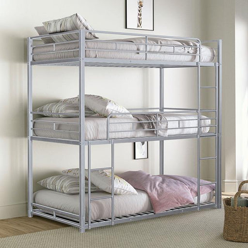 Felgu Triple Twin Metal Bunkbed - Visions in Furniture (La Mirada, CA)