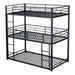Felgu Triple Twin Metal Bunkbed - Visions in Furniture (La Mirada, CA)