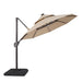 Fera 10 Ft Round Umbrella w/ LED Bulb + 37" Large Base - Visions in Furniture (La Mirada, CA)
