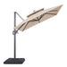 Fida 8 Ft Square Umbrella w/ Double Top + 37" Large Base - Visions in Furniture (La Mirada, CA)