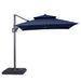 Fida 8 Ft Square Umbrella w/ Double Top + 37" Large Base - Visions in Furniture (La Mirada, CA)