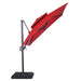 Fida 8 Ft Square Umbrella w/ Double Top + 37" Large Base - Visions in Furniture (La Mirada, CA)