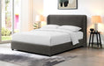 Laverni E.King, Full, & Queen Bed White, Grey, & Black - Visions in Furniture (La Mirada, CA)