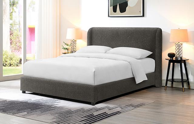 Laverni E.King, Full, & Queen Bed White, Grey, & Black - Visions in Furniture (La Mirada, CA)