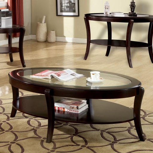 FINLEY Espresso Coffee Table - Visions in Furniture (La Mirada, CA)