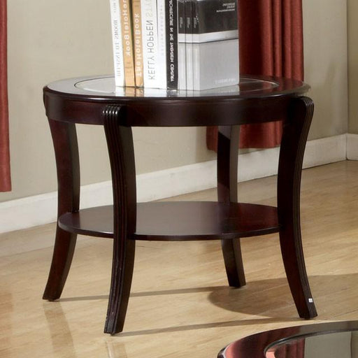 FINLEY Espresso End Table - Visions in Furniture (La Mirada, CA)