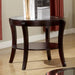 FINLEY Espresso End Table - Visions in Furniture (La Mirada, CA)