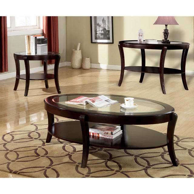 FINLEY Espresso End Table - Visions in Furniture (La Mirada, CA)