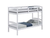 Finsbury Twin Twin Bunk Bed Espresso, Grey & White - Visions in Furniture (La Mirada, CA)