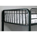 CLEMENT Black Metal Twin/Twin Bunk Bed - Visions in Furniture (La Mirada, CA)