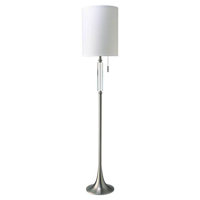 Aya White Floor Lamp - Visions in Furniture (La Mirada, CA)