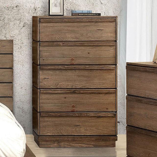 COIMBRA Rustic Natural Tone Chest - Visions in Furniture (La Mirada, CA)
