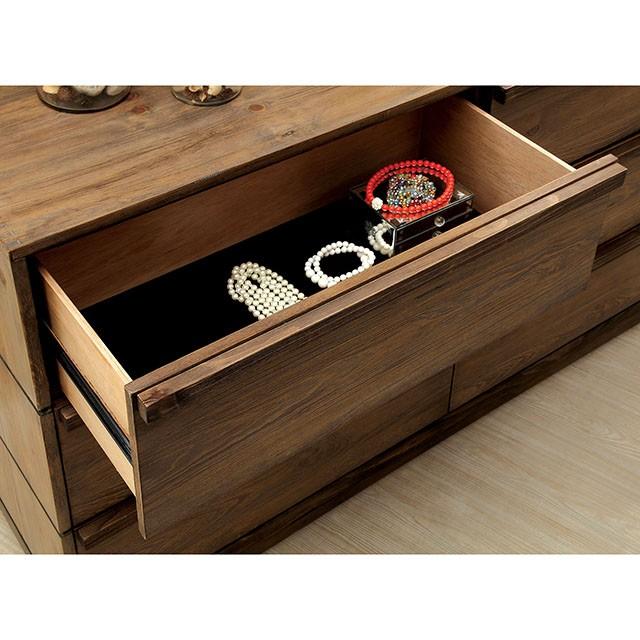 COIMBRA Rustic Natural Tone Dresser - Visions in Furniture (La Mirada, CA)