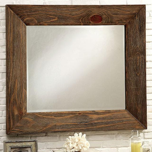 COIMBRA Rustic Natural Tone Mirror - Visions in Furniture (La Mirada, CA)
