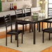 COLMAN Black 60" Dining Table - Visions in Furniture (La Mirada, CA)