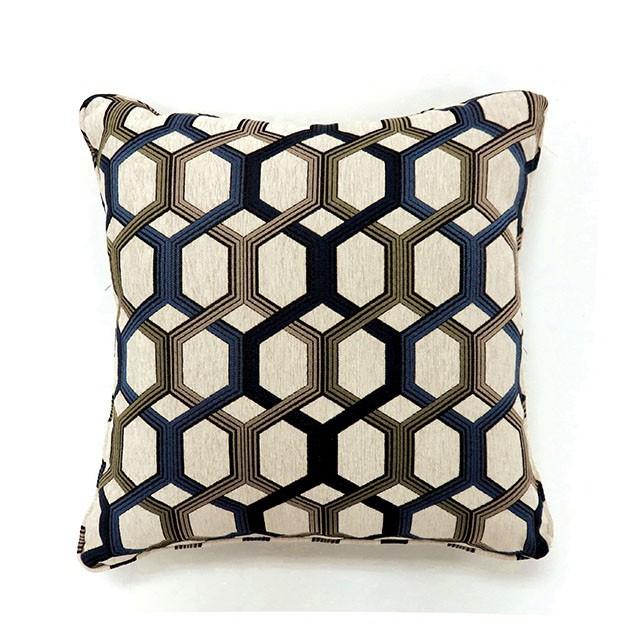 Comney Blue 18" X 18" Pillow, Blue (2/CTN) - Visions in Furniture (La Mirada, CA)