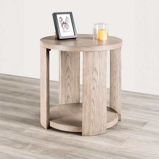 Conisbrough Round End Table - Visions in Furniture (La Mirada, CA)