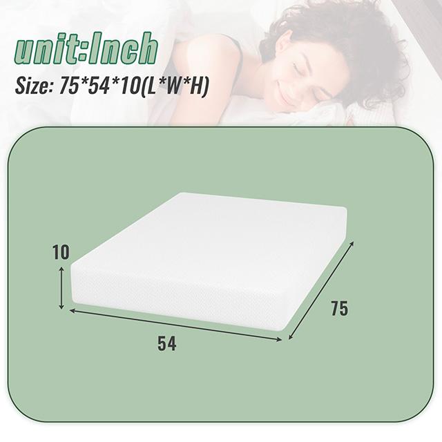 Coreopsis 10" Full Memory Foam Wave Comfort - Visions in Furniture (La Mirada, CA)