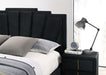 Florizel Bed Black & Red - Visions in Furniture (La Mirada, CA)