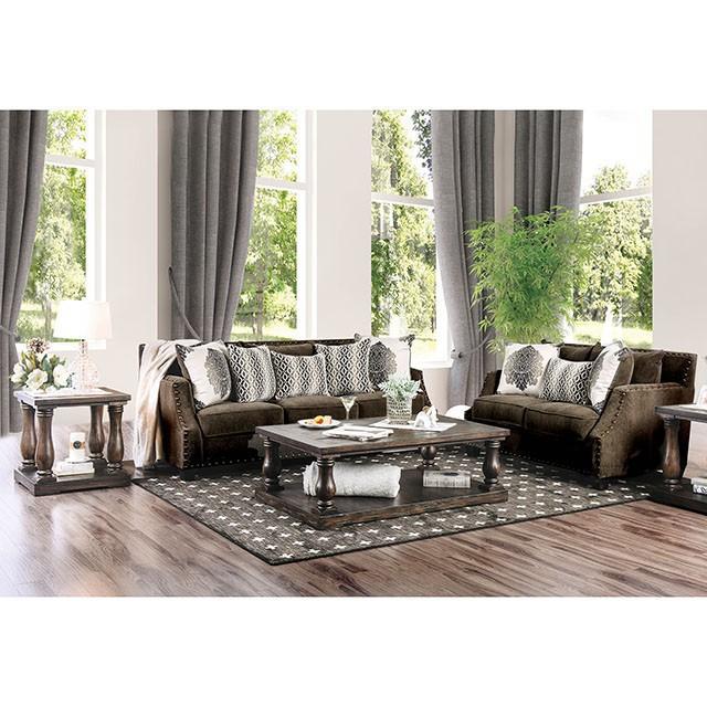 Cornelia Light Brown Love Seat - Visions in Furniture (La Mirada, CA)