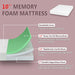 Forsythia 10" Queen Green Tea Gel Memory Foam - Visions in Furniture (La Mirada, CA)