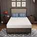 Forsythia 8" Full Green Tea Gel Memory Foam - Visions in Furniture (La Mirada, CA)