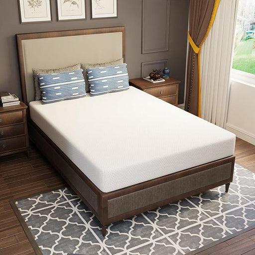 Forsythia 8" Full Green Tea Gel Memory Foam - Visions in Furniture (La Mirada, CA)