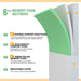 Forsythia 8" Twin Green Tea Gel Memory Foam - Visions in Furniture (La Mirada, CA)