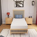 Forsythia 8" Twin Green Tea Gel Memory Foam - Visions in Furniture (La Mirada, CA)