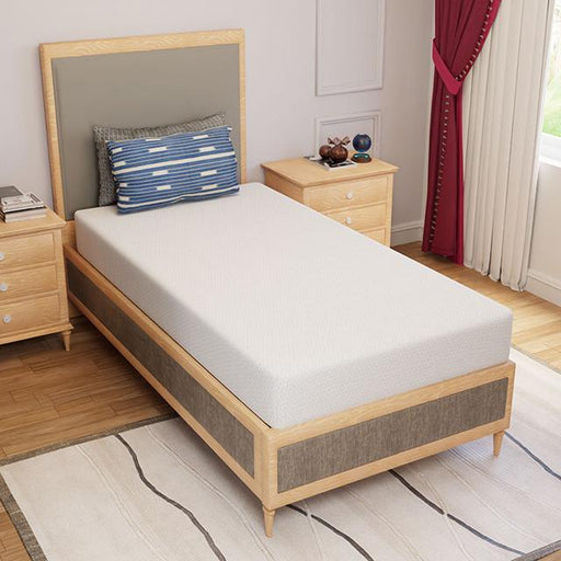 Forsythia 8" Twin Green Tea Gel Memory Foam - Visions in Furniture (La Mirada, CA)