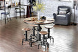 Foskey 5 Pc Counter Ht Table Set - Visions in Furniture (La Mirada, CA)