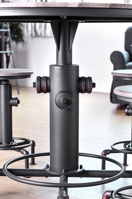 Foskey 5 Pc Counter Ht Table Set - Visions in Furniture (La Mirada, CA)