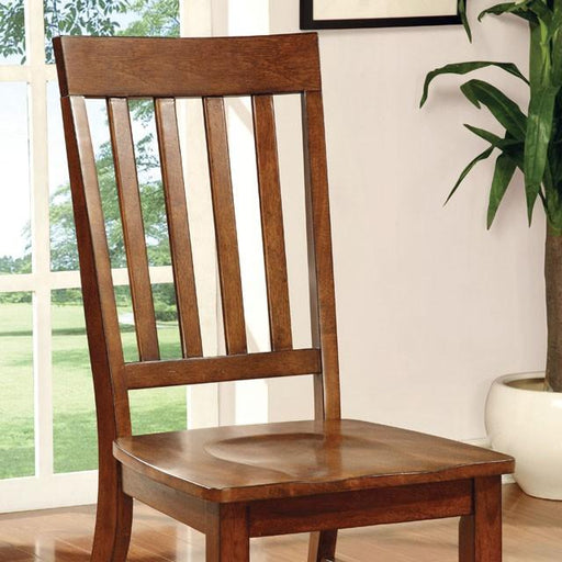 FOSTER I Dark Oak Side Chair (2/CTN) - Visions in Furniture (La Mirada, CA)
