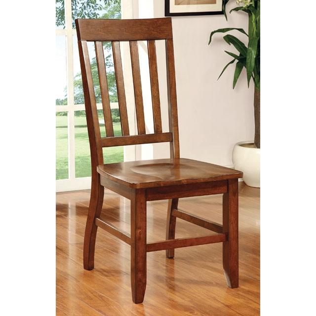 FOSTER I Dark Oak Side Chair (2/CTN) - Visions in Furniture (La Mirada, CA)