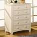 Corry White Chest - Visions in Furniture (La Mirada, CA)