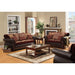 Franklin Burgundy/Espresso Sofa, Burgundy - Visions in Furniture (La Mirada, CA)